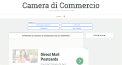 Desktop Screenshot of cameradicommercio.it
